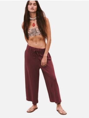 NWOT Free People Beach Essential Gaucho Pants, Small